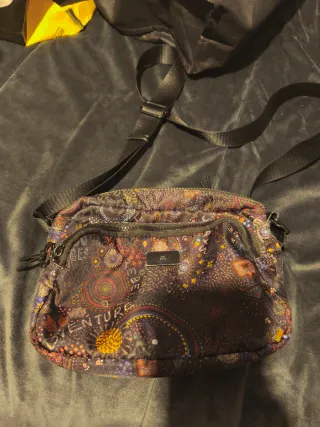 Bolso bandolera estampado mujer