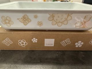 Pirofila Thun in ceramica decorata