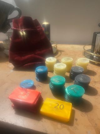 Set 115 fiches madreperla Dal Negro per poker