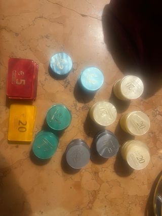 Set 115 fiches madreperla Dal Negro per poker