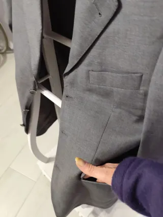 Americana Emilio Tucci Talla 48 Gris