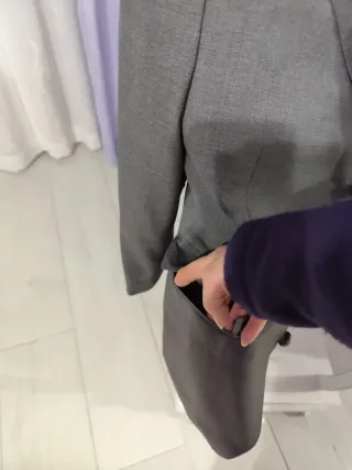 Americana Emilio Tucci Talla 48 Gris