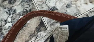 Bolso Beige y Azul de Stradivarius