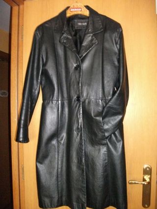 Abrigos, falda, camiseta, tejano, tallas S/36