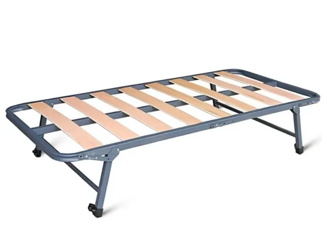 Somier 90cm Metal y Madera