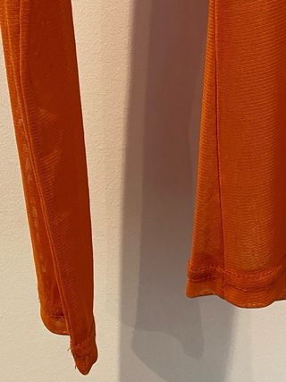 Vestido efecto piel