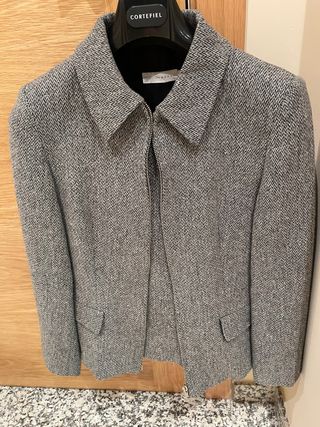 Traje de chaqueta gris