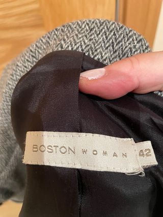 Traje de chaqueta gris