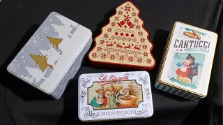 Cajas metálicas Navideñas