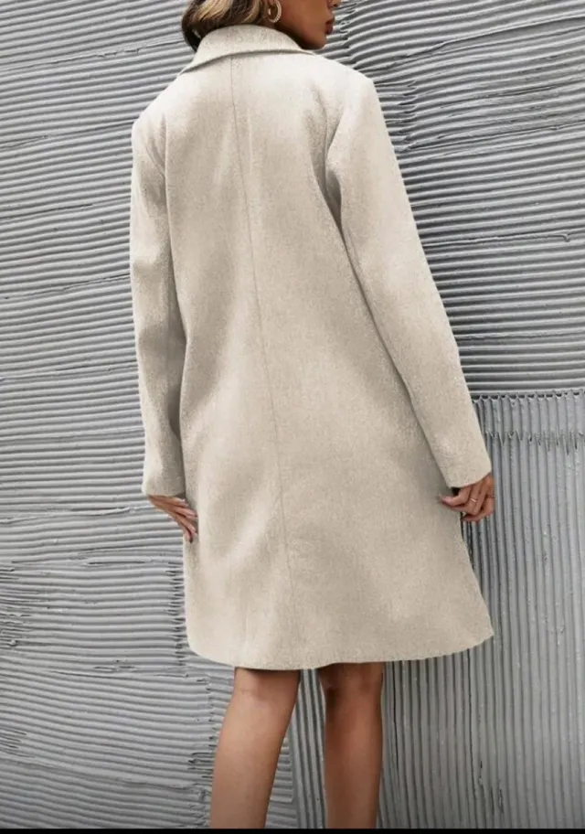 Cappotto lungo beige