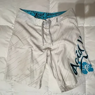 Bañador Acid Wave Blanco Rayas Azules