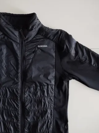 Giacca ibrida nera uomo Quechua MH900 MOUNTAIN