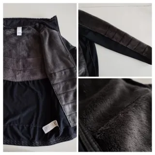 Giacca ibrida nera uomo Quechua MH900 MOUNTAIN