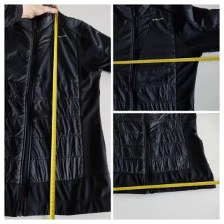 Giacca ibrida nera uomo Quechua MH900 MOUNTAIN