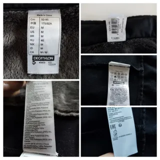 Giacca ibrida nera uomo Quechua MH900 MOUNTAIN