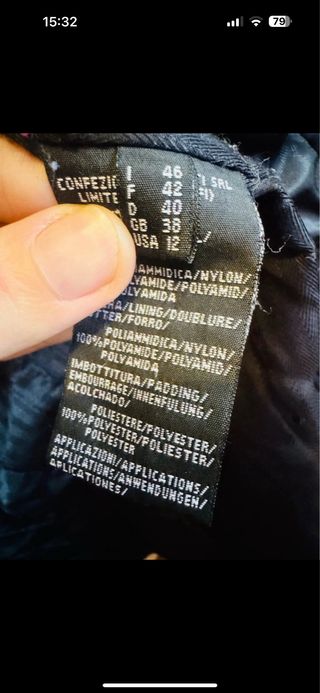 Cazadora impermeable mujer Talla L