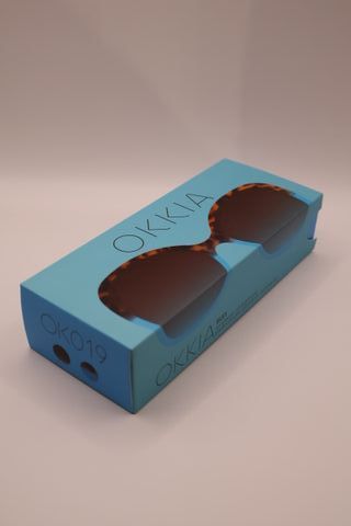 Gafas de sol OKKIA Polarizada Havana Blue OK019-HB