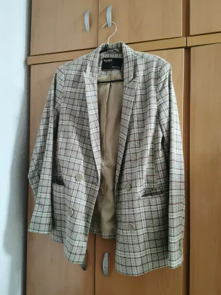 Americana cuadros Pull&Bear Talla S