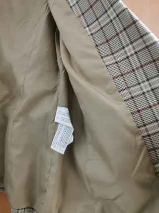 Americana cuadros Pull&Bear Talla S