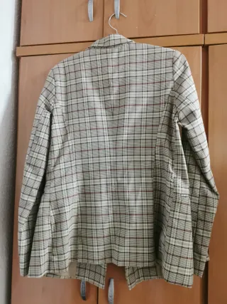 Americana cuadros Pull&Bear Talla S