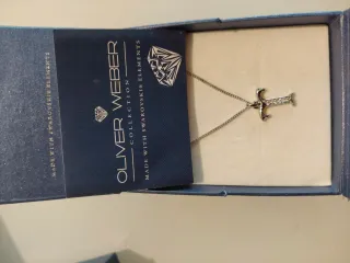 Collana iniziale T Swarovski Oliver Weber