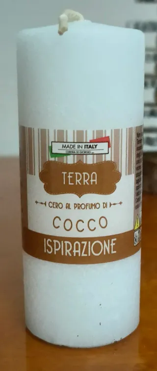 Candela profumata al cocco, Made in Italy