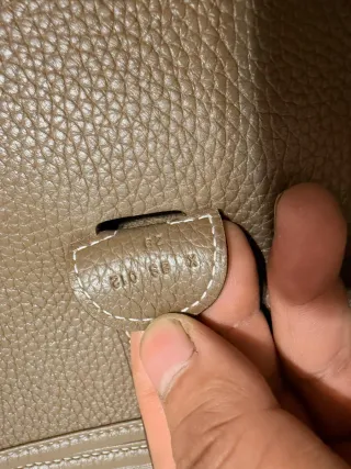 Bolso Hermès Evelyne Marrón