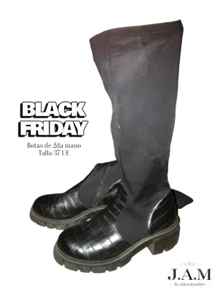 Botas altas negras Talla 37
