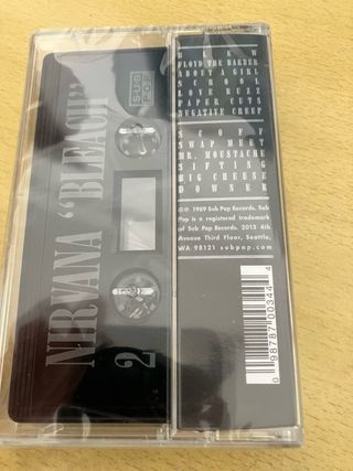 Cassete Nirvana Bleach k7 - Novo e Selado