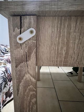 Mesa de comedor de madera color cambrian