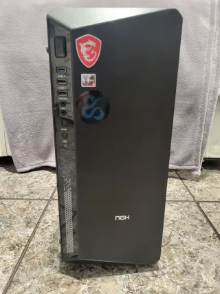 Ordenador de sobremesa MSI Negro/Gris