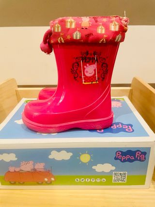 Botas de agua Peppa Pig talla 22