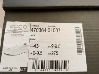 Zapatillas Ecco Talla 43 Blancas