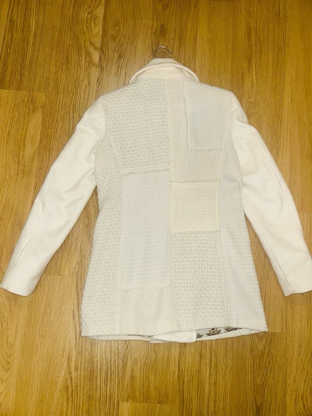 Abrigo Desigual Blanco Talla M