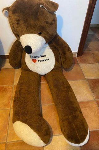 Oso de peluche gigante 1.70m Te quiero