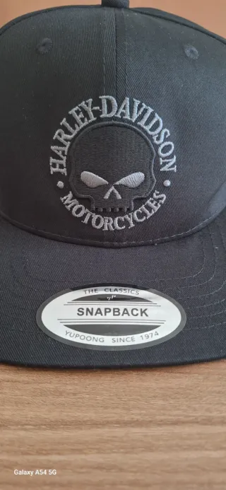 Cappellino Harley Davidson Snapback Nero