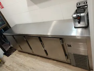 Mesa Fría Acero Inoxidable