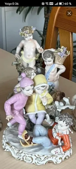 4 grupos Porcelana Galvez 4 Estaciones