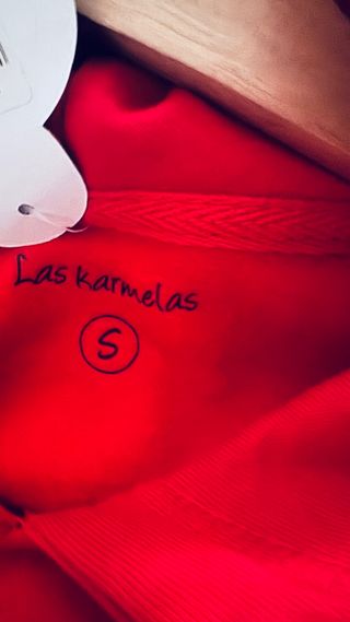 Sudadera flamenca roja talla S