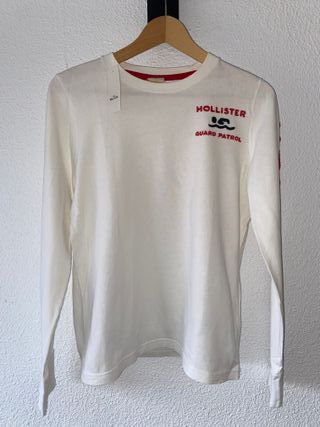 Camiseta Hollister Manga Larga