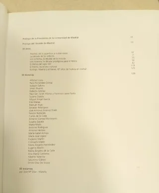 Metro Madrid 30 Años de Historia y ticket antiguo