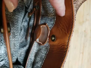 Bolso Saco Salvador Bachiller Beige/Marrón