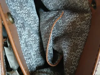 Bolso Saco Salvador Bachiller Beige/Marrón