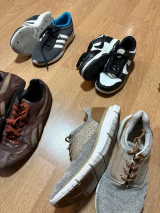 Zapatillas Nike, Adidas y Reebok.