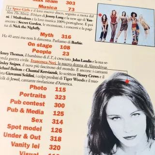 Max - Dicembre 1997 + calendario Alessia Marcuzzi di seconda mano
