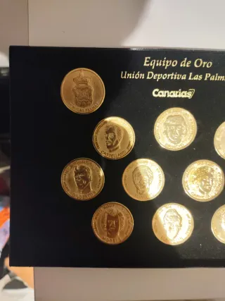 Monedas de Oro UD Las Palmas