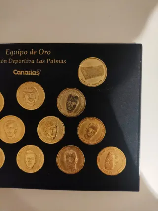 Monedas de Oro UD Las Palmas