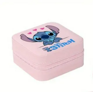 2 Joyeros cremallera Lilo y Stich Rosa