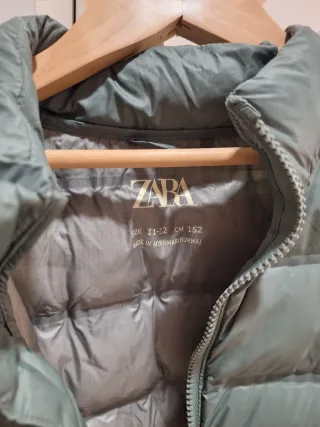 Chaleco acolchado Zara verde