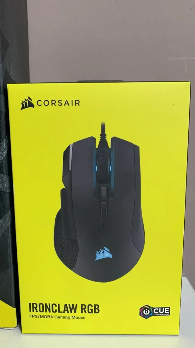 Ratón Gaming Corsair Ironclaw RGB Negro